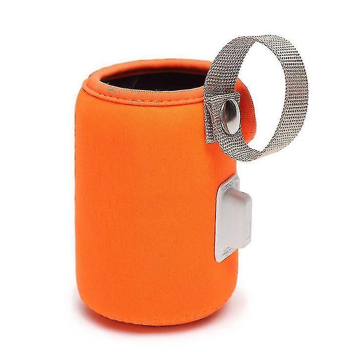 USB حليب دافئ ، حقيبة محمولة لتسخين رضاعات الأطفال ، حقيبة تسخين أكثر دفئا 1/4ˆOrangeï1/4‰
