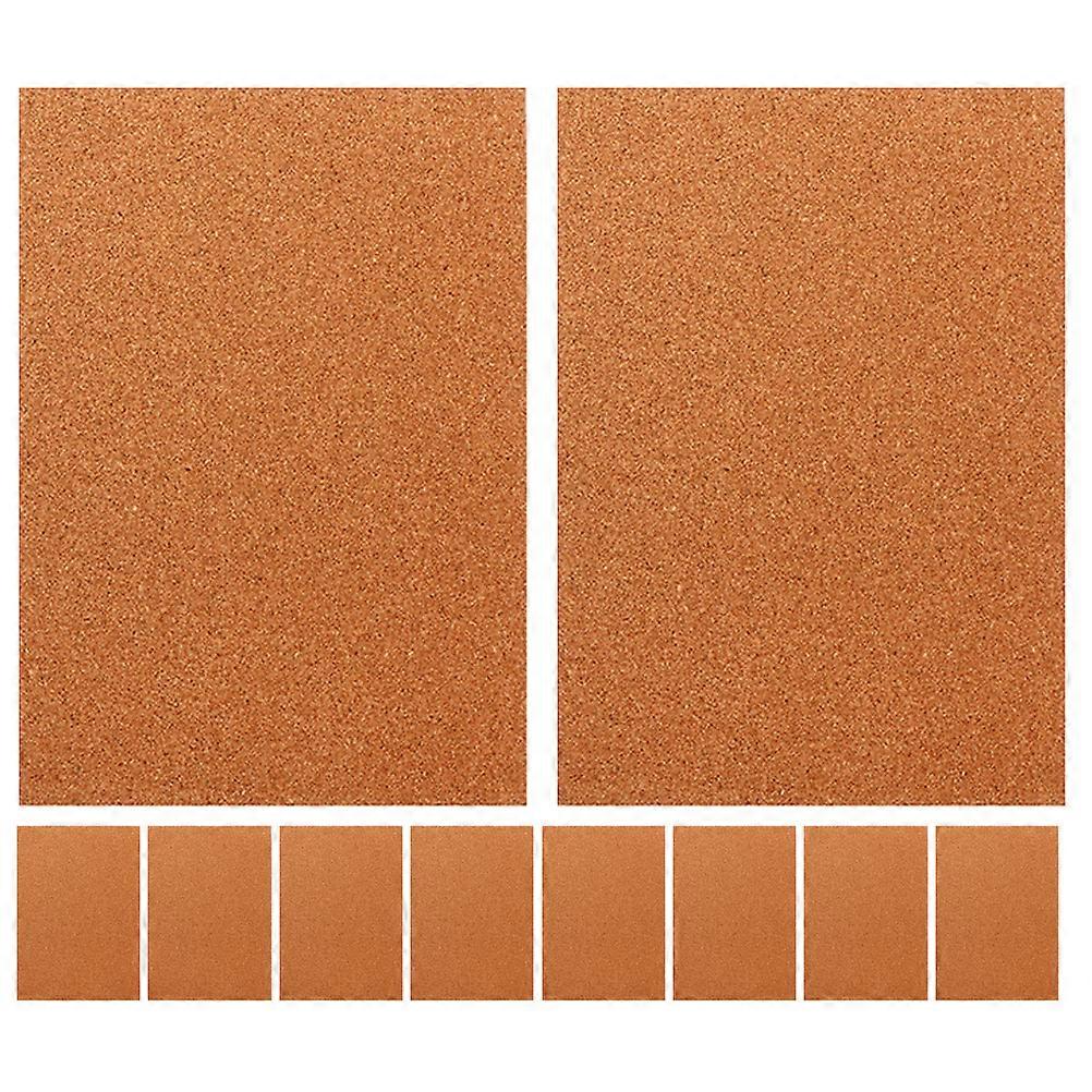 10pcs Office Cork Board Portable Cork Board Small Bulletin Board Office Message Board