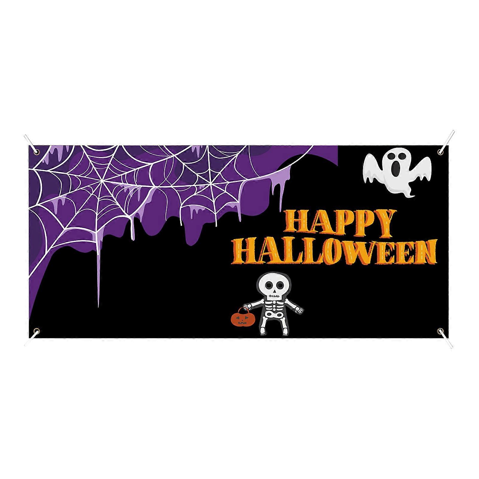 Backdrop Halloween Garage Background Spooky Style Create Atmosphere Easy to Hang Halloween Party Backdrop