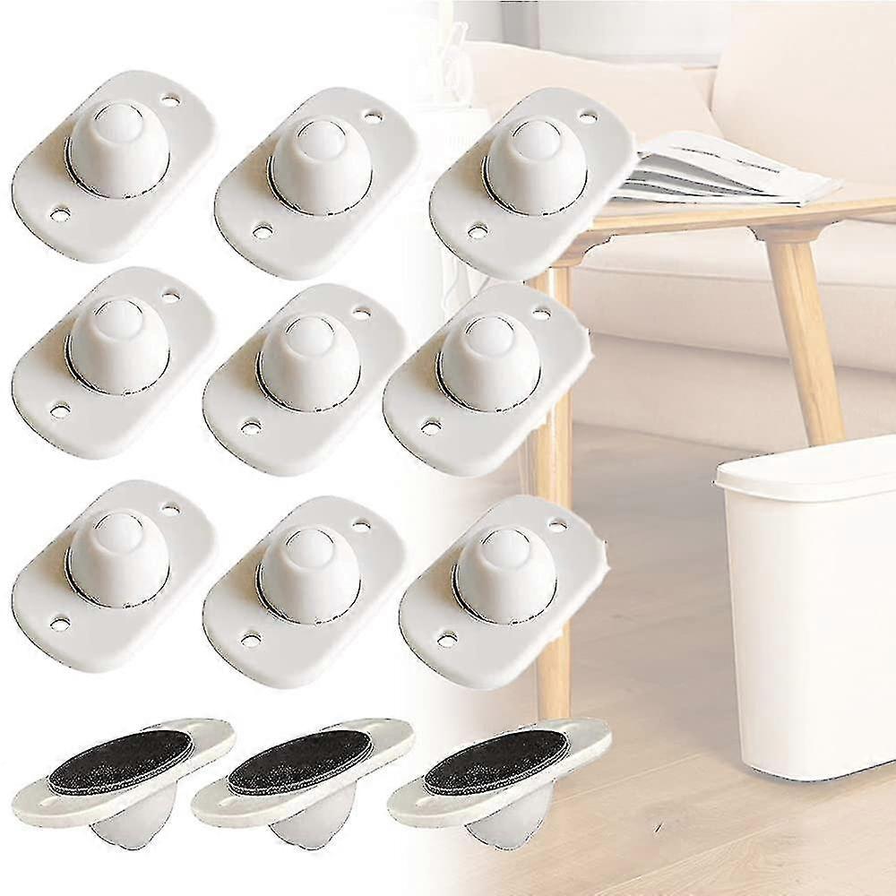 Self-adhesive Casters, Small Casters , Small Furniture 12pcs