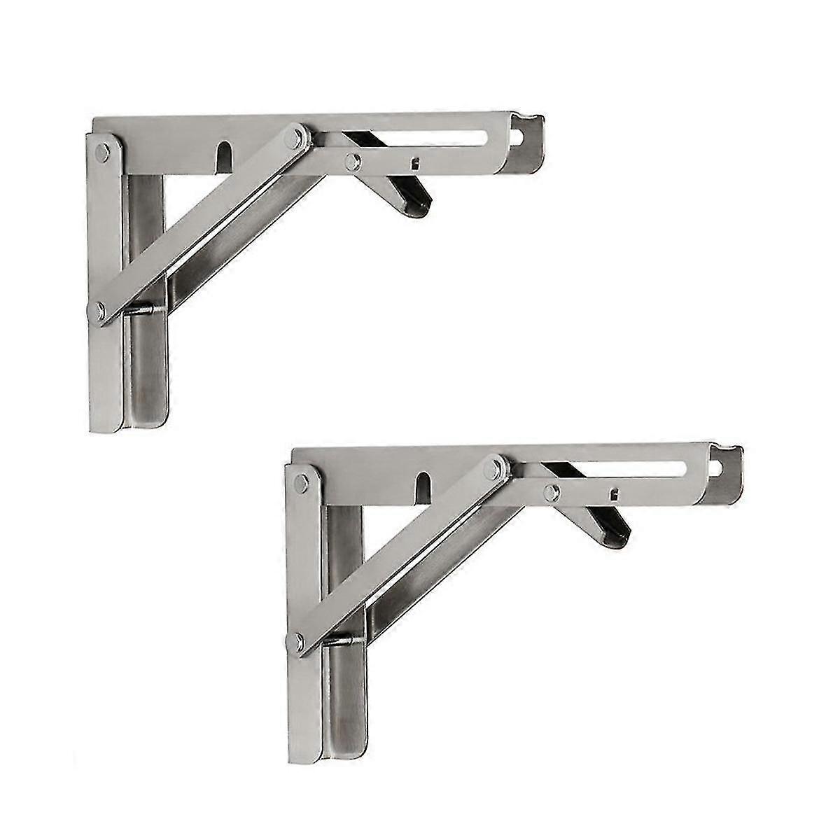 Stainless Steel Folding Triangular Bracket Wall Rack Support Load-bearing Fixed Wall-mounted Stainl