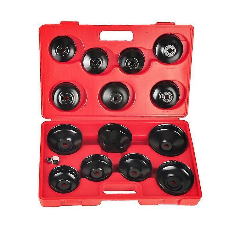14 pcs/set car auto cup oil filter wrenches removers (random color box)