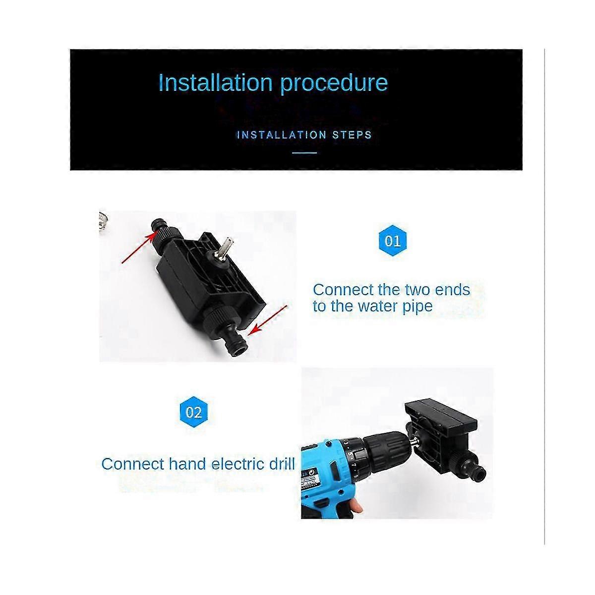 مضخة حفر كهربائية صغيرة محمولة مضخة مياه ذاتية التحضير ل ، زيت ، سائل ، ماء ، كهرباء صغيرة د