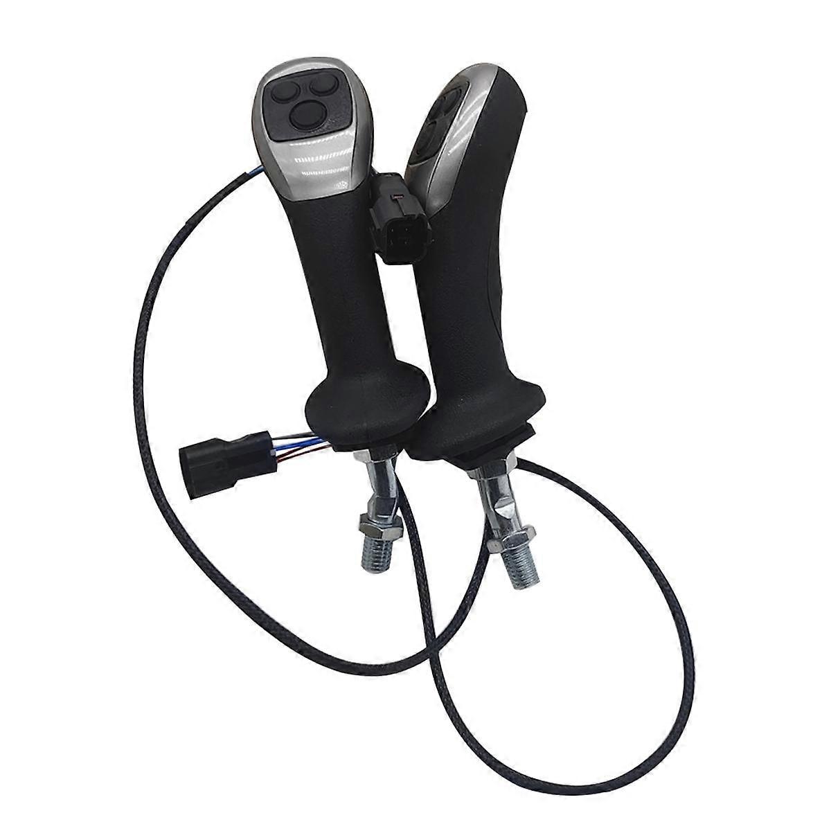 Wheel Excavator Conversion Clipper Grab Iron Joystick Handle Triple Push Button Pilot Valve Handle