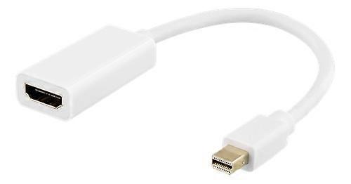 Deltaco Mini DisplayPort auf HDMI Adapter, 0.2m - Weiß