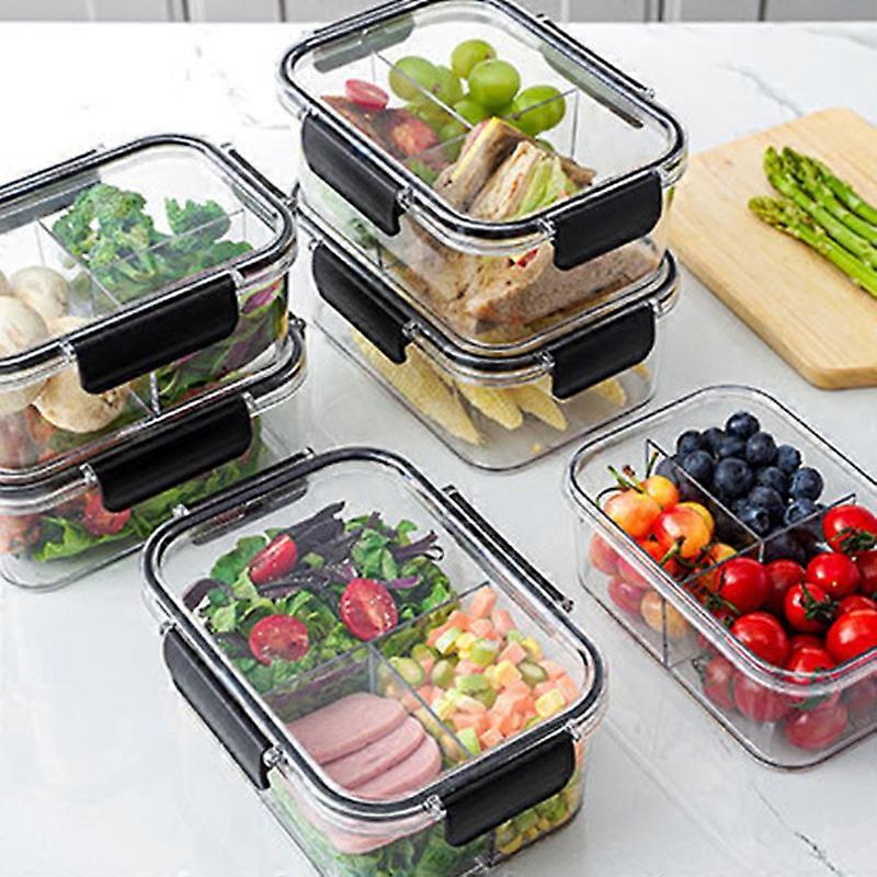 Transparent Visible Refrigerator Crisper Classification Storage Box Sealed Jar For Fruit And