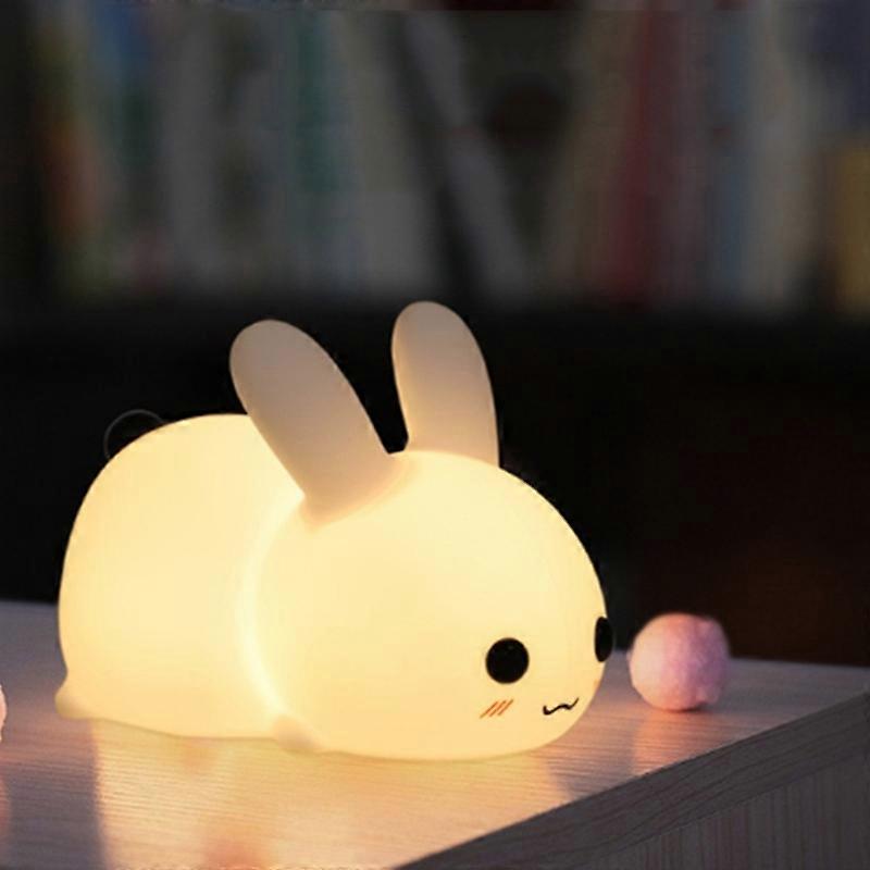 Silicone Rabbit LED Night Light