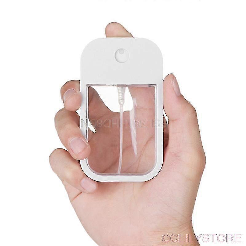 1pc Transparent Spray Bottle High Pressure Fine Mist Spray Bottle Alcohol Disinfectant Portable 30ml/38ml/45ml/48ml/50ml
