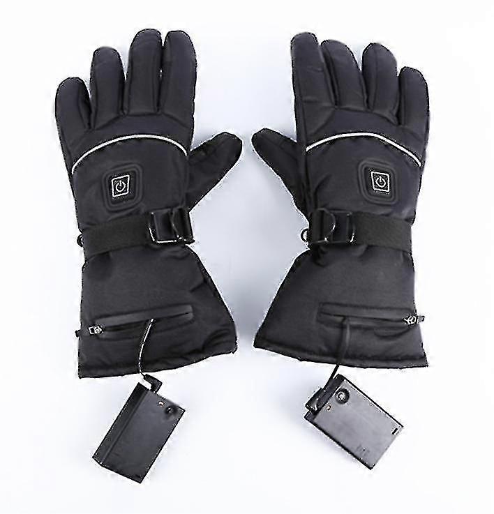 Electric Heating Gloves Winter Warm Touch Screen Gloves Windproof Cold Weather