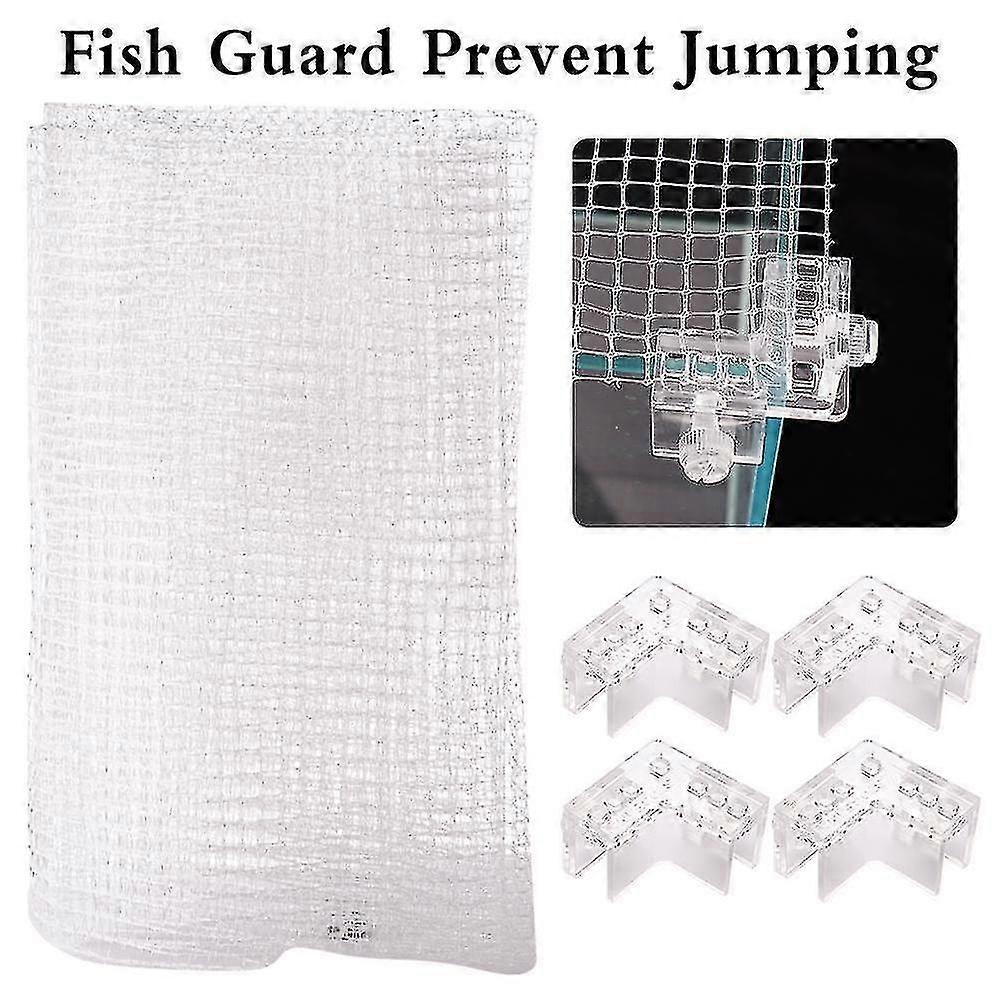 Aquarium Top Clear Mesh Screen Netting Replacement Part Fish Tank Cover Supplyb