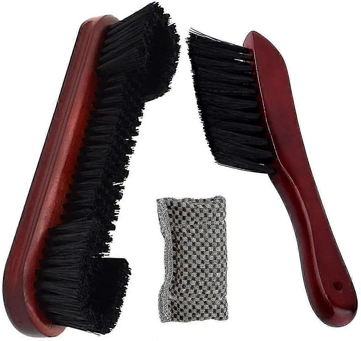 2pcs Pool Table Brush Cleaner Kit, Billiard Pool Table Brushes Wooden Billiard Snooker Pool Table Brush Bdliv