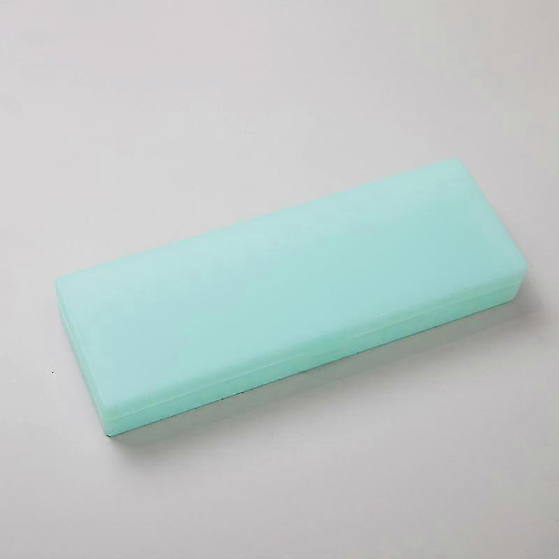 2pcs Plastic Pencil Case Plastic Stationery Case With Hinged Lid And Snap Closure