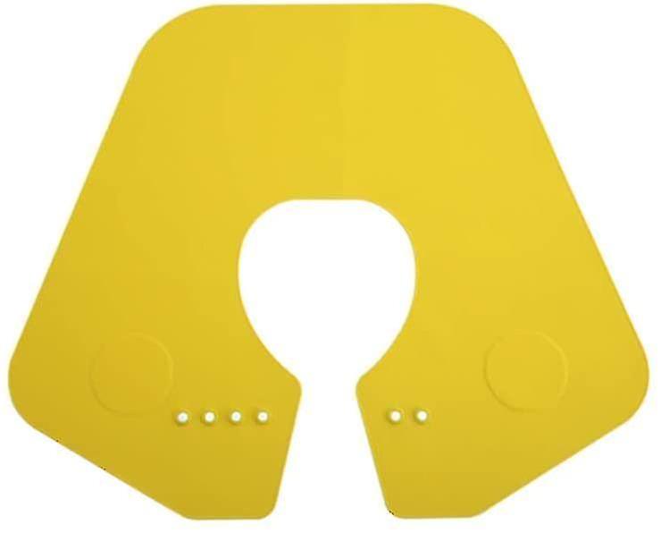 Adjustable Silicone Collar Cloak Hairdressing Cloak (blue)