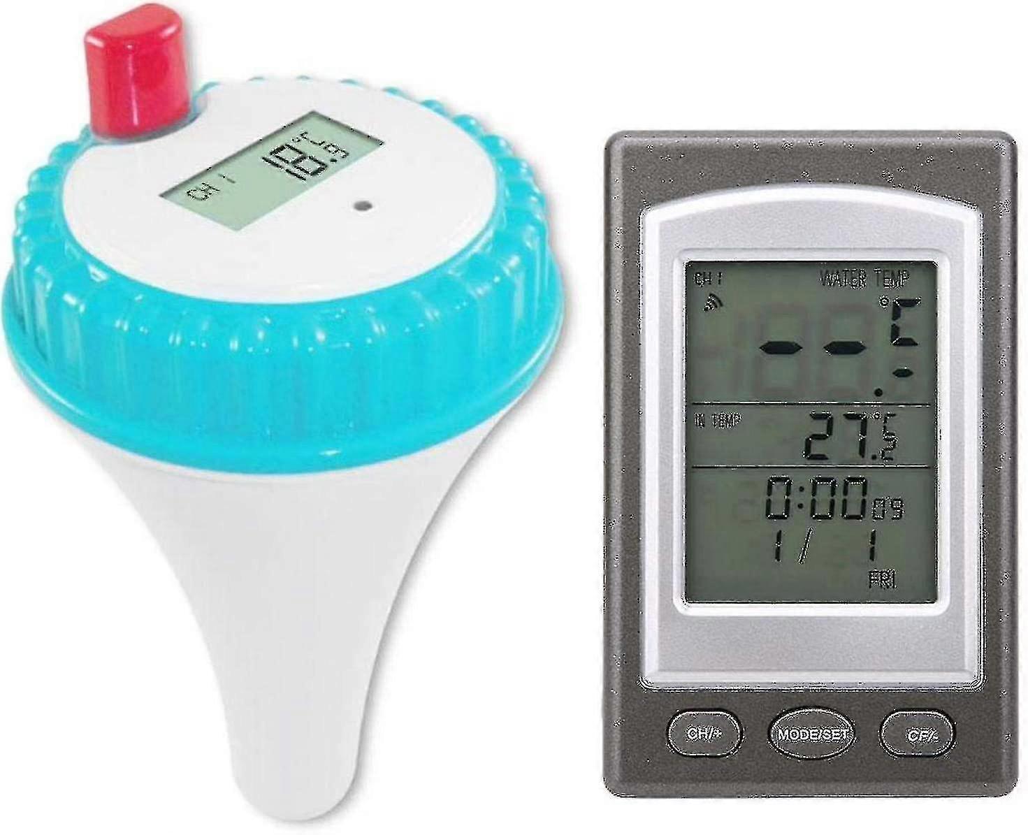 Wireless Digital Swimming Pool Floating Thermometer Water Temperature Gauge Swimming Pool Spa Tub With Display For All Outdoor And Indoor Pool Spa Hot