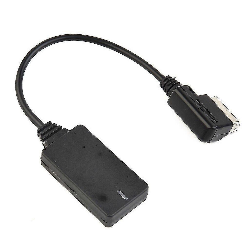For A5 A6 A8 Q7 Ami Mmi Bluetooth Music Interface Aux-audio Cable Adapter New(black)(1pcs)