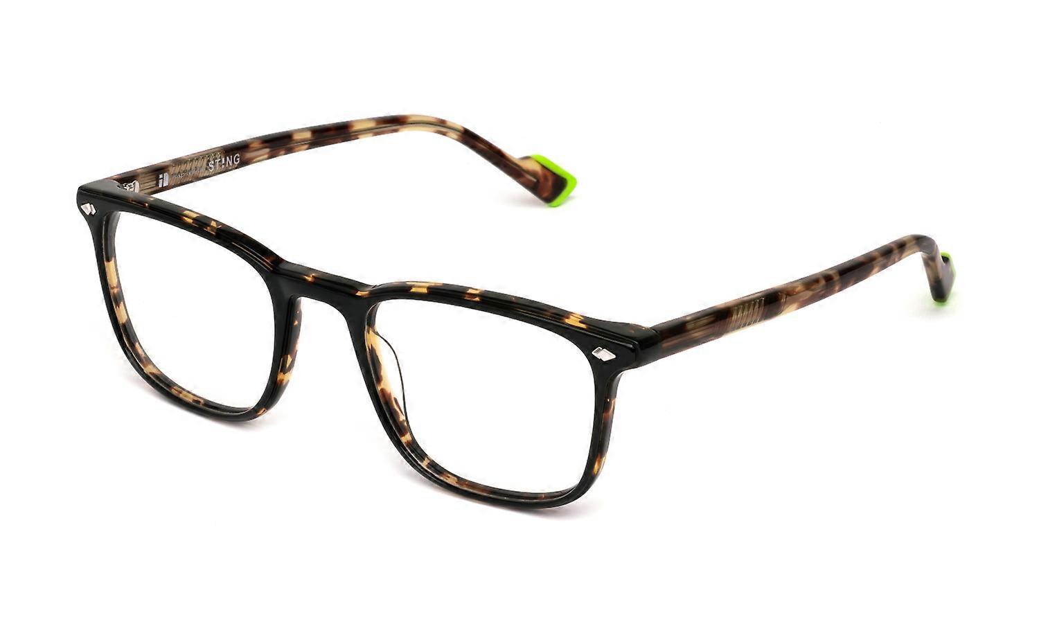 Eyewear Frames Sting VST524 0U64 TOP Black+AVANA LUCIDO 52/21/145 MAN