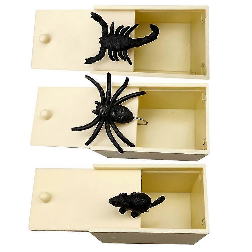 3 Pcs Halloween Prank Box Scared Toy Halloween Toy