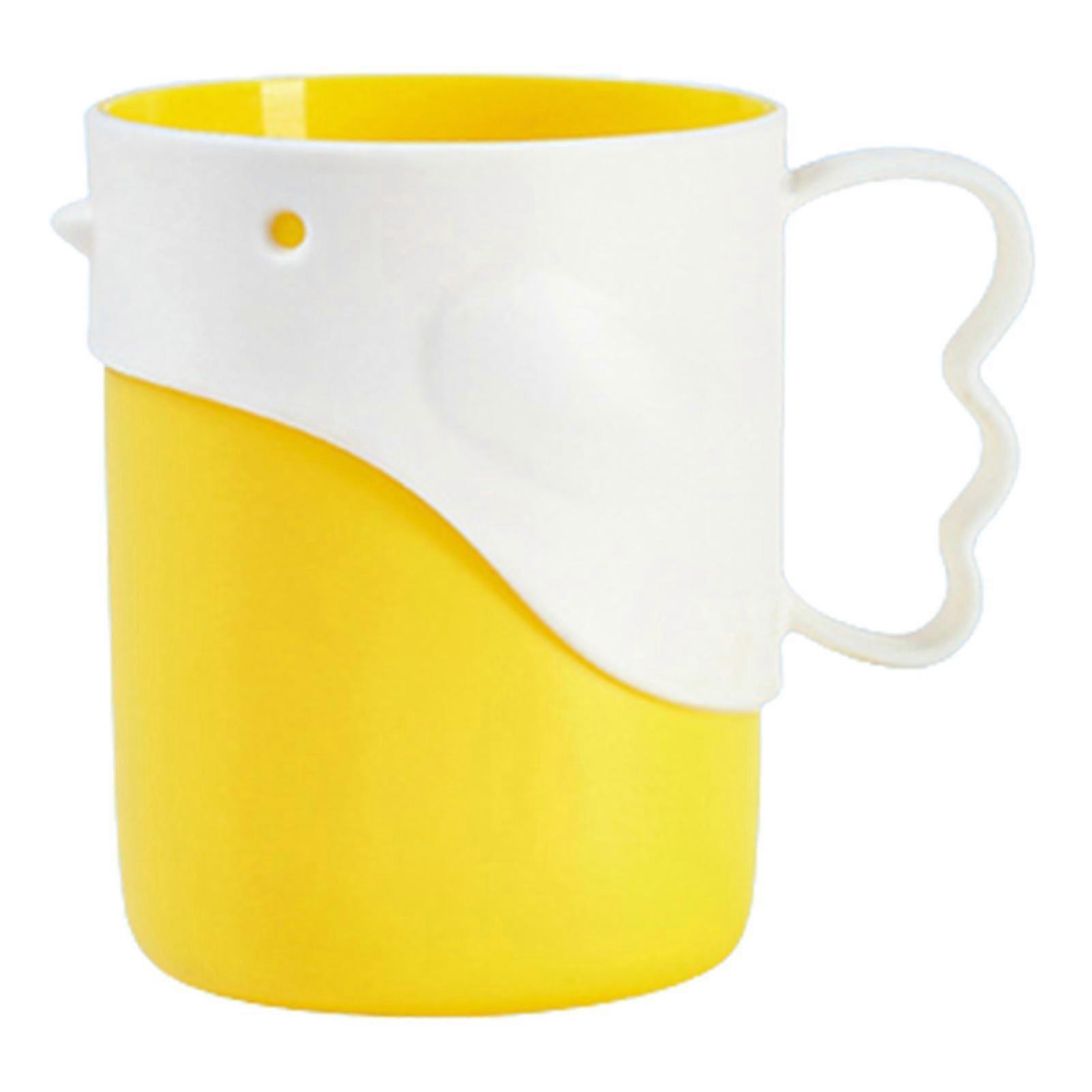 Cup For Brushing Teeth Cartoon Pattern With Handle Reusable For Couples