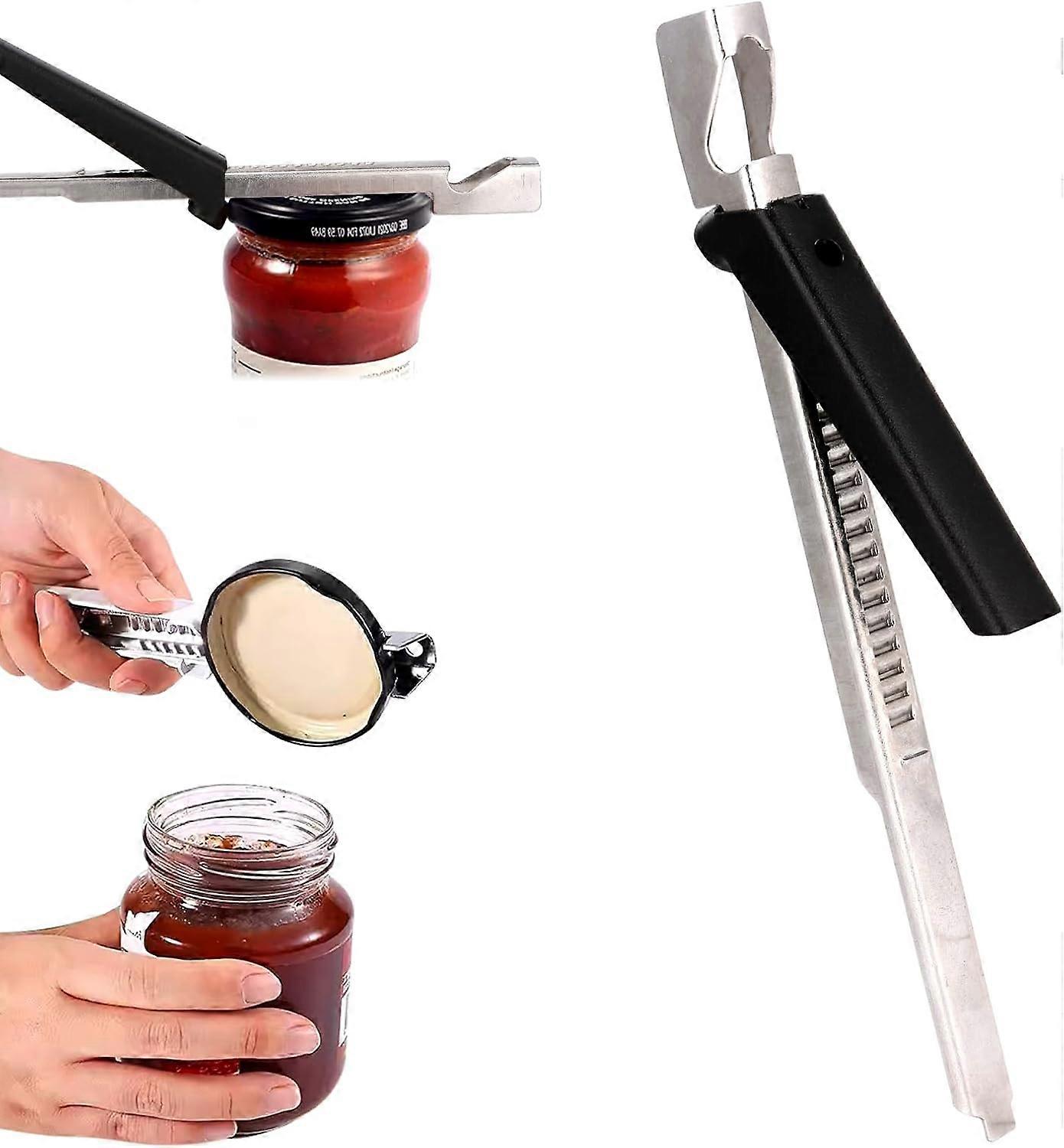 Adjustable Can Opener for Arthritis Sufferers, Professional Stainless Steel Can Opener, Manual Can Opener with Adjustable Handle, Can Opener for Senio
