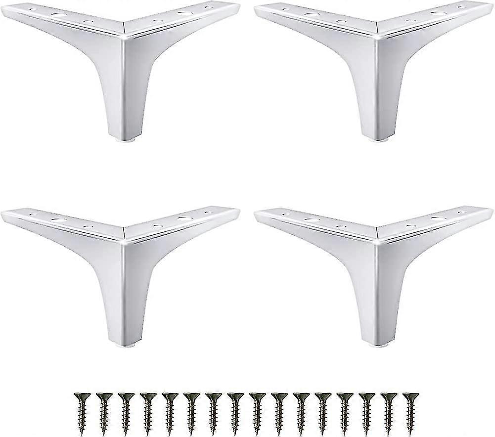 金属製の家具の脚4個セット、マットブラックのソファの脚6インチ、モダンなスタイルのギフトY