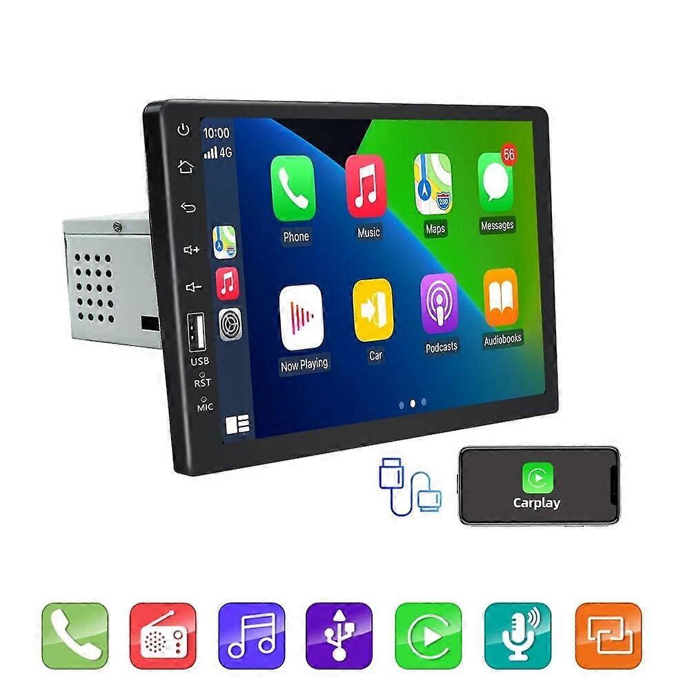 Autoradio 9 Zoll Touchscreen 1 Din Multimedia Video Player Bluetooth USB Audio System für Apple Carplay Auto MP5