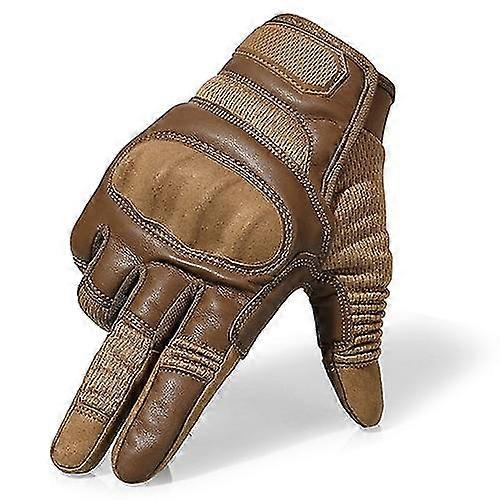 Touchscreen Pu Leather Motorcycle Full Finger Gloves