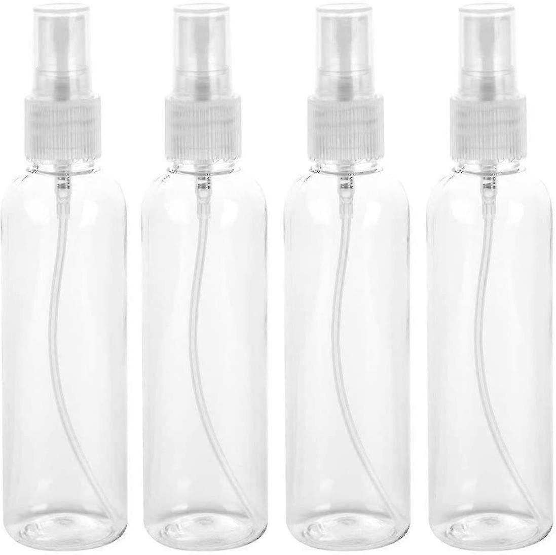4pcs spray bottle transparent