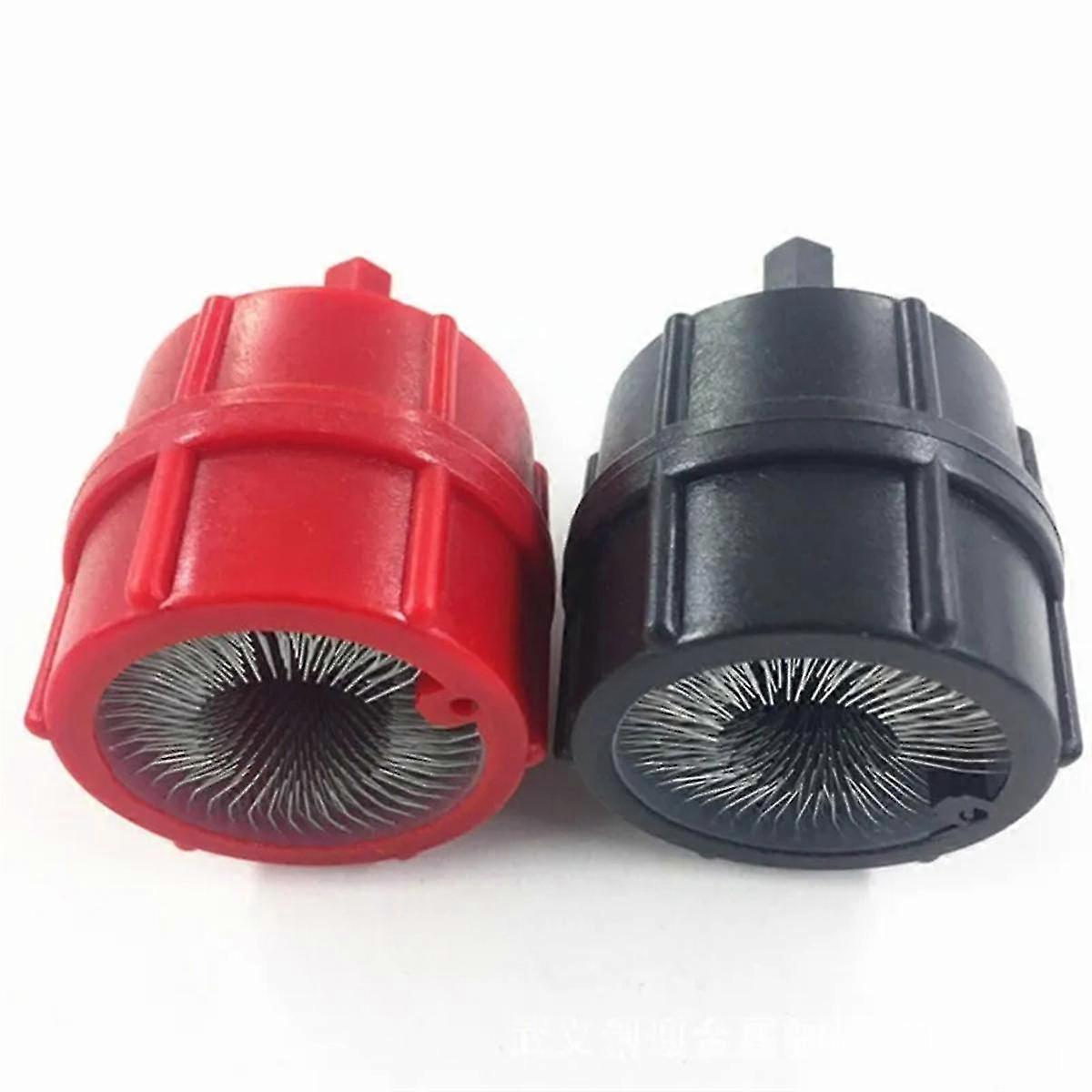 2pcs Plastic Car Battery Terminal Brush Top Post Terminal Cleaning Tool
