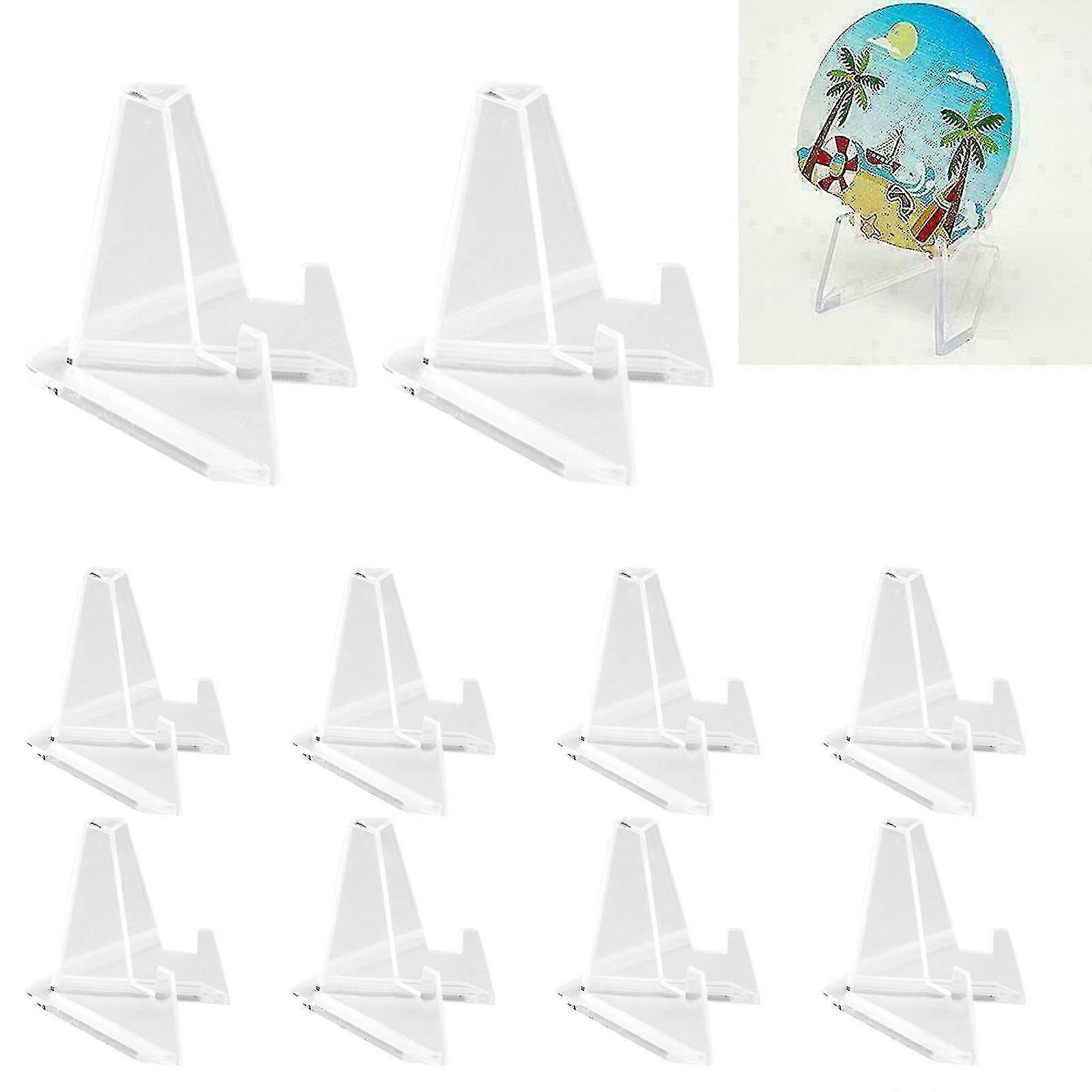 10pcs Small Psa Card Stand Display Stands Coins Decor Holder Tool Kit