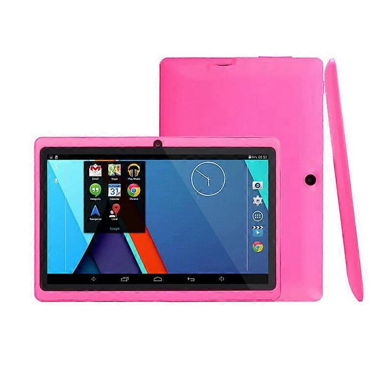 7 pouces enfants Tablet PC avec deux caméras 8 Go Quad Core Wi-fi Tablet PC Pad-p Rose