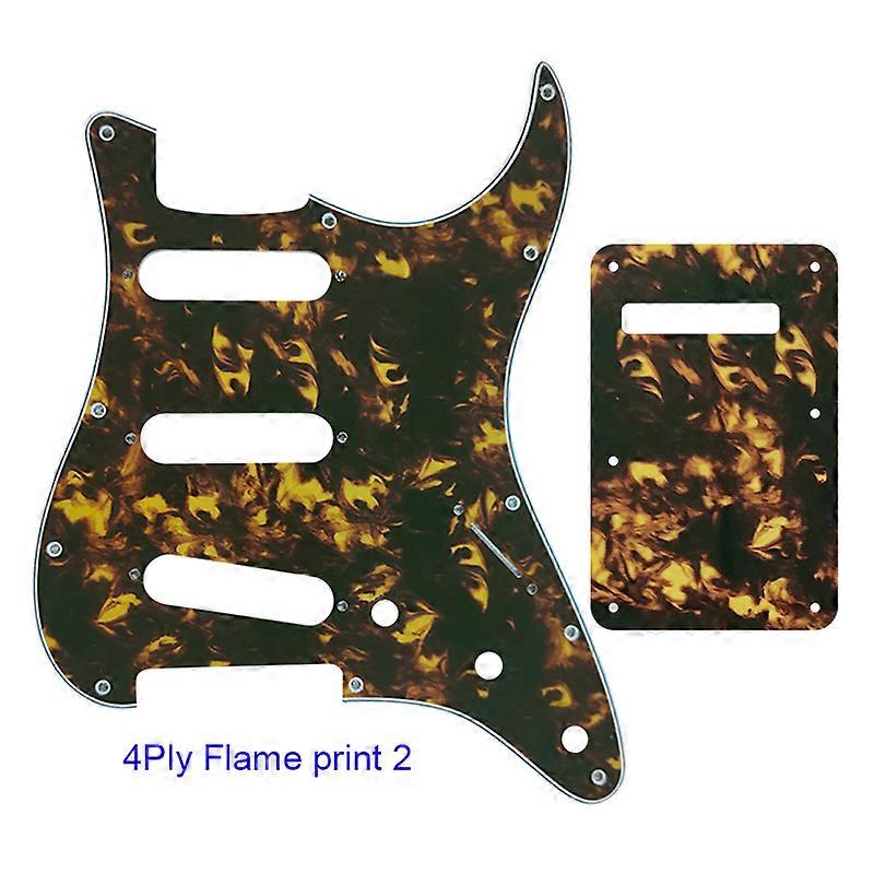 XinYue Custom Guitar Pickguard Parts -Per USA\ Messico Fd Strat 72' 11 Foro per vite Standard St SSS & Piastra posteriore multicolore a scelta