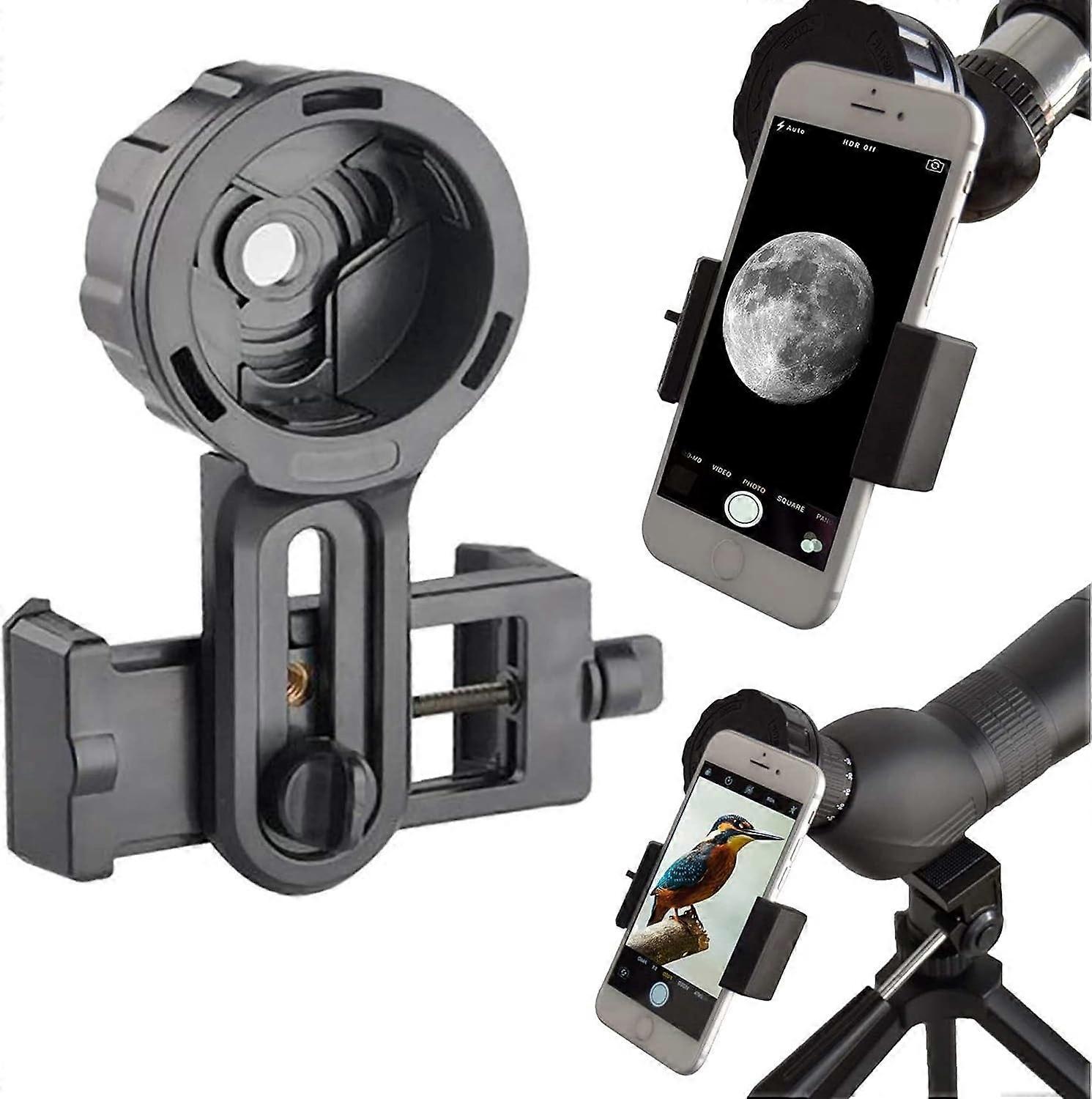 Pro Phone Adapter for Binoculars, Monoculars, Telescopes and Microscopes. Compatible with Any Smartphone. Ideal for Photographing Your Adventures