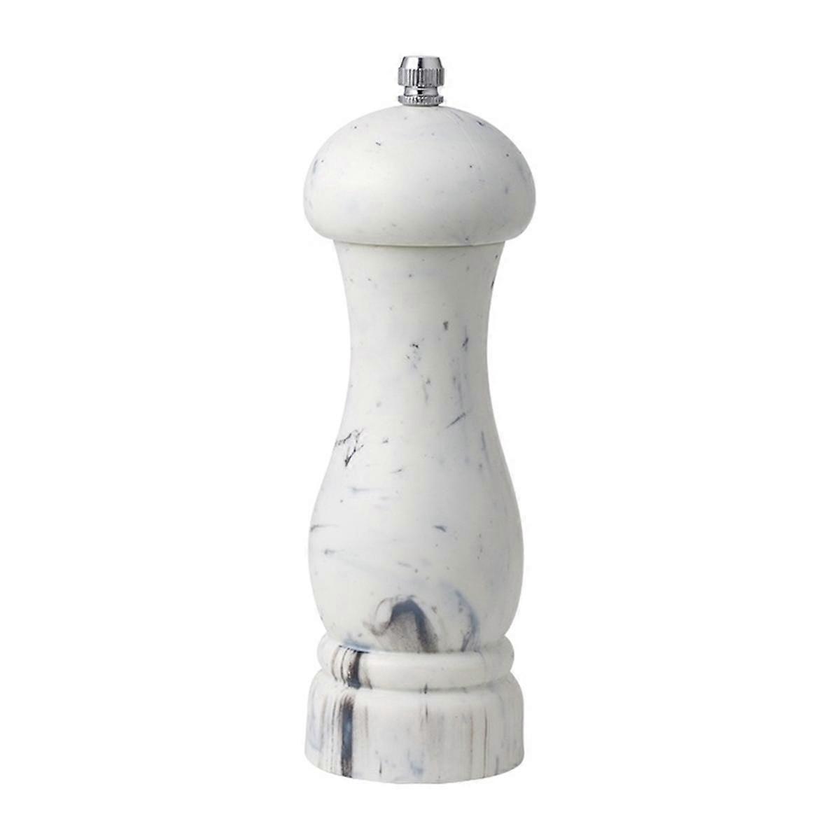 Salt & Pepper Grinder Set, Imitation Marble Refillable Mills, Easy-to-Use Manual Spice Grinders for Peppercorns 1Pcs