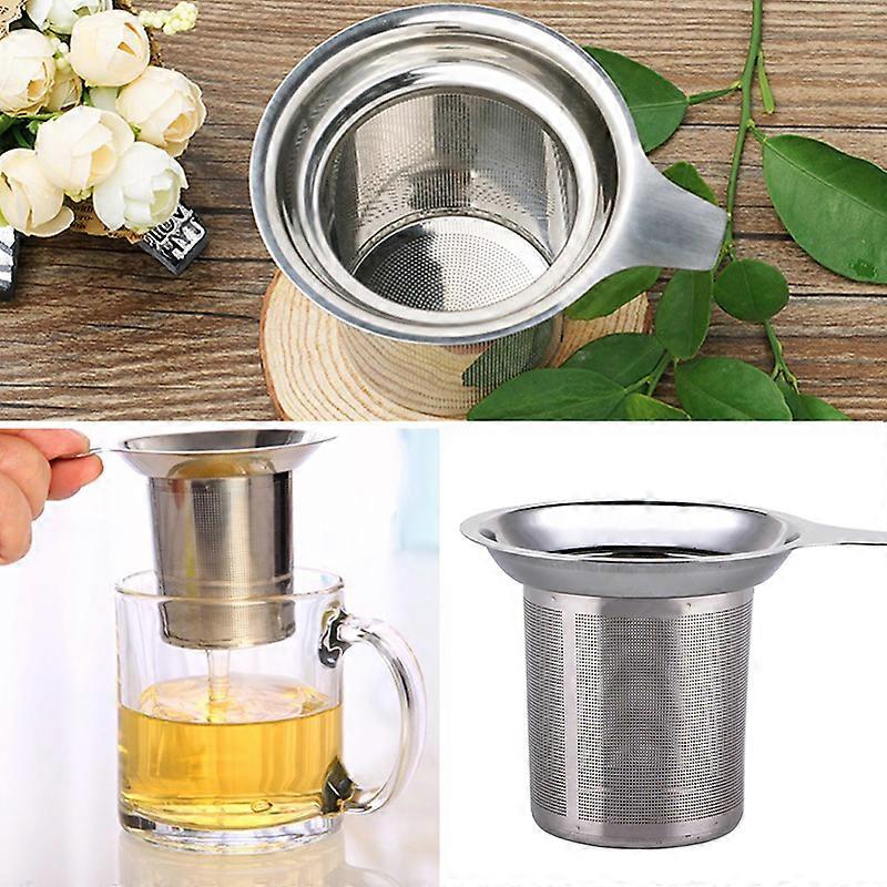 Reusable Tea Infuser Stainless Steel Tea Strainer Mesh Teapot Loose Tea Leaf Spice Filter Drinkware Kitchen Accessories
