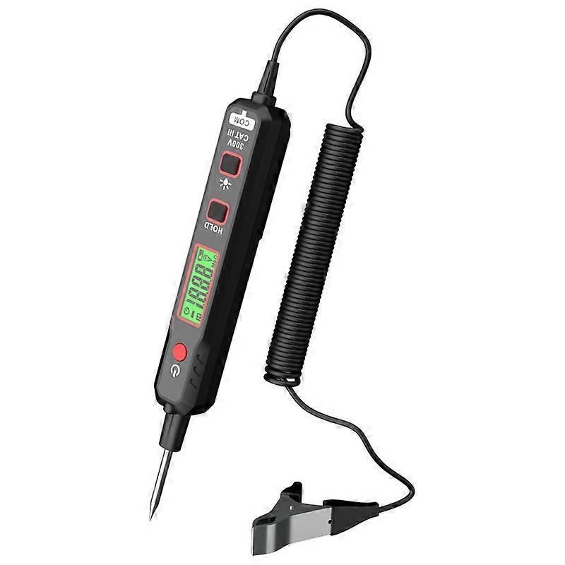 Advanced Car Circuit Tester - Rapid Auto Diagnostics with Precision Voltage Analysis & Bright Backlit Digital Display
