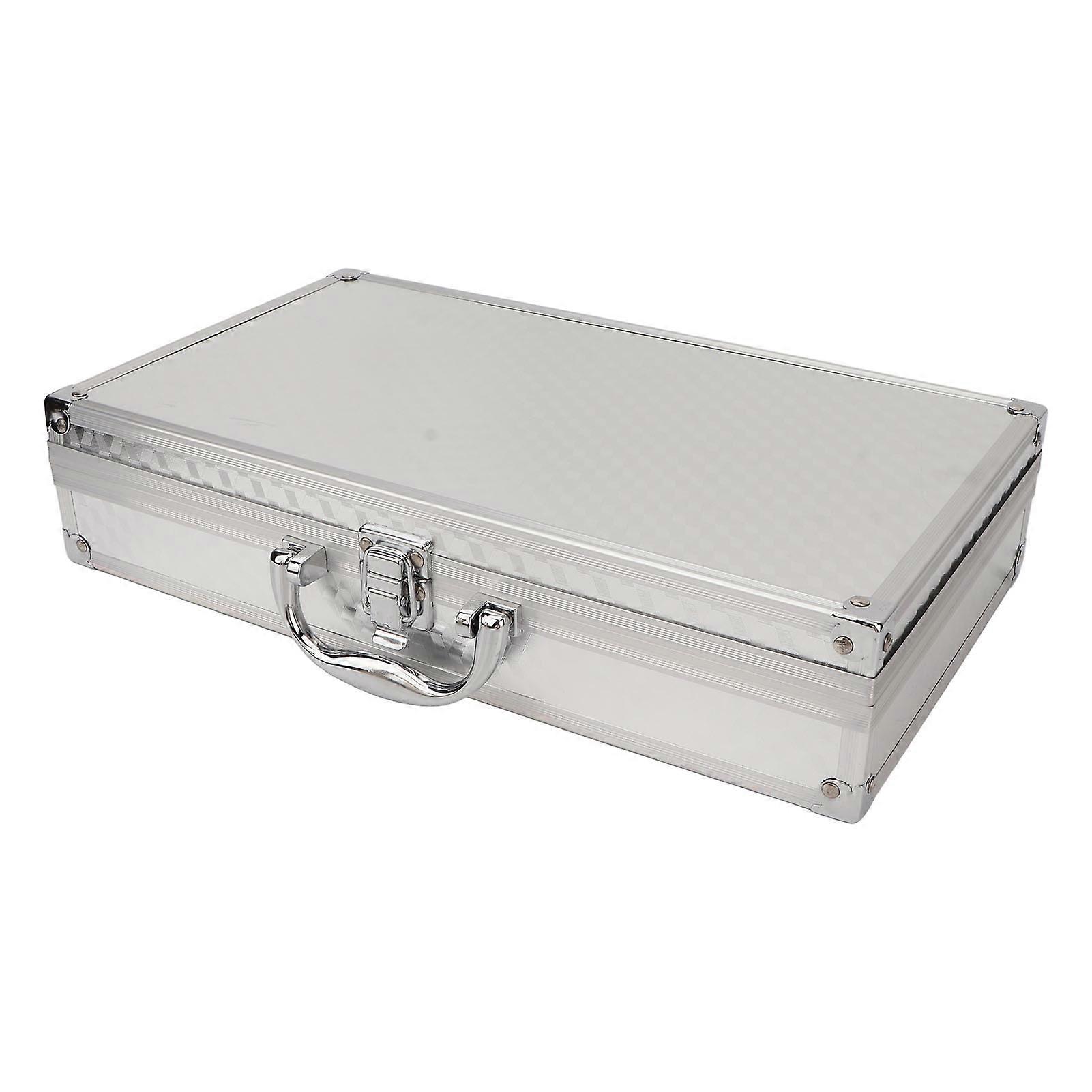 Multifunction Storage Box Large Capacity Buckle Closure Aluminum Tools Organize Case