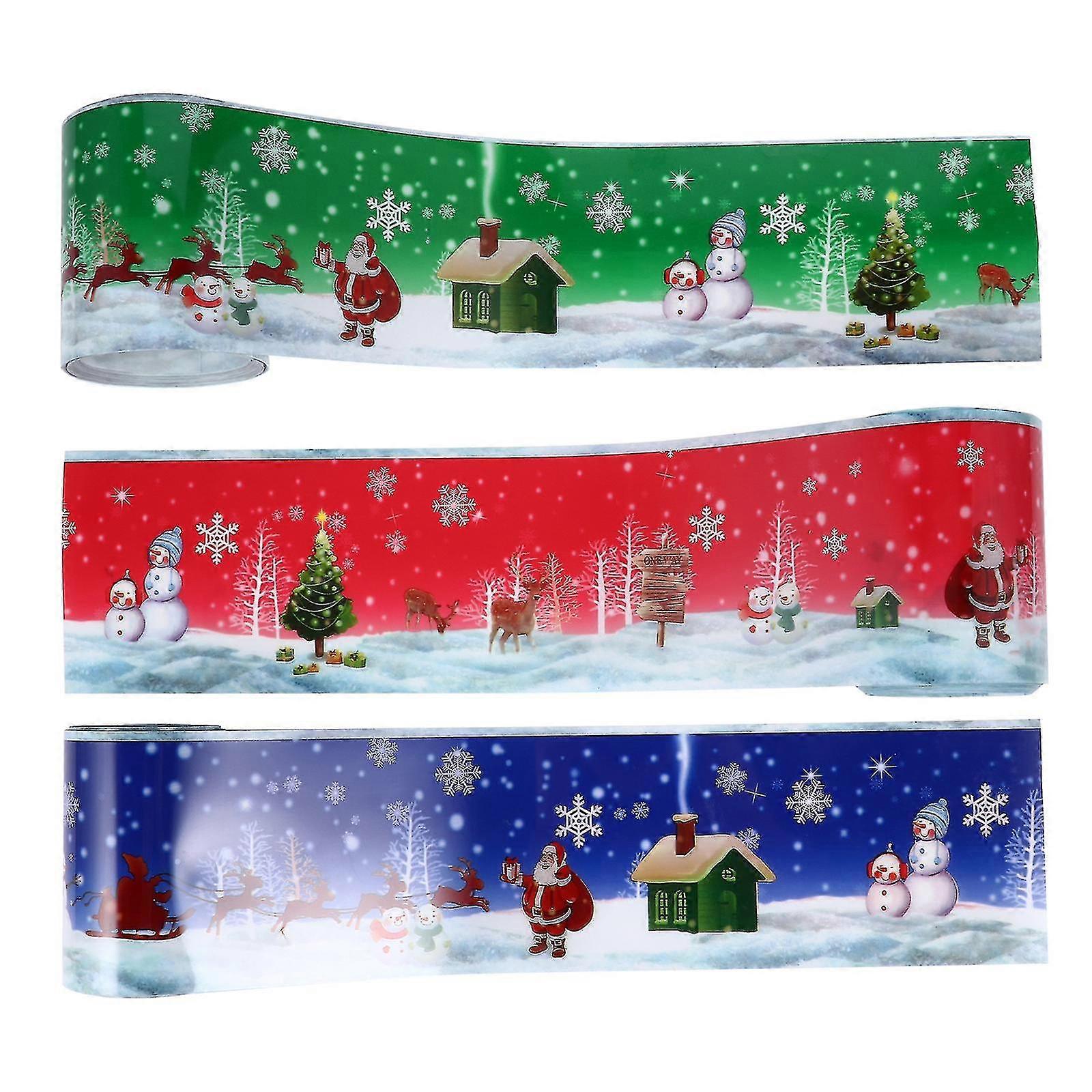 3ロールカップケーキデコレーションツールシンプルなクリエイティブケーキラッピングテープレストランホーム用エッジを囲む