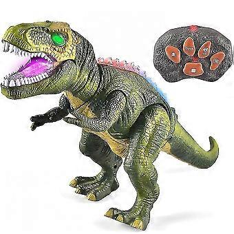 Led Luminous Remote Control Dinosaur Walking And Roaring Realistic