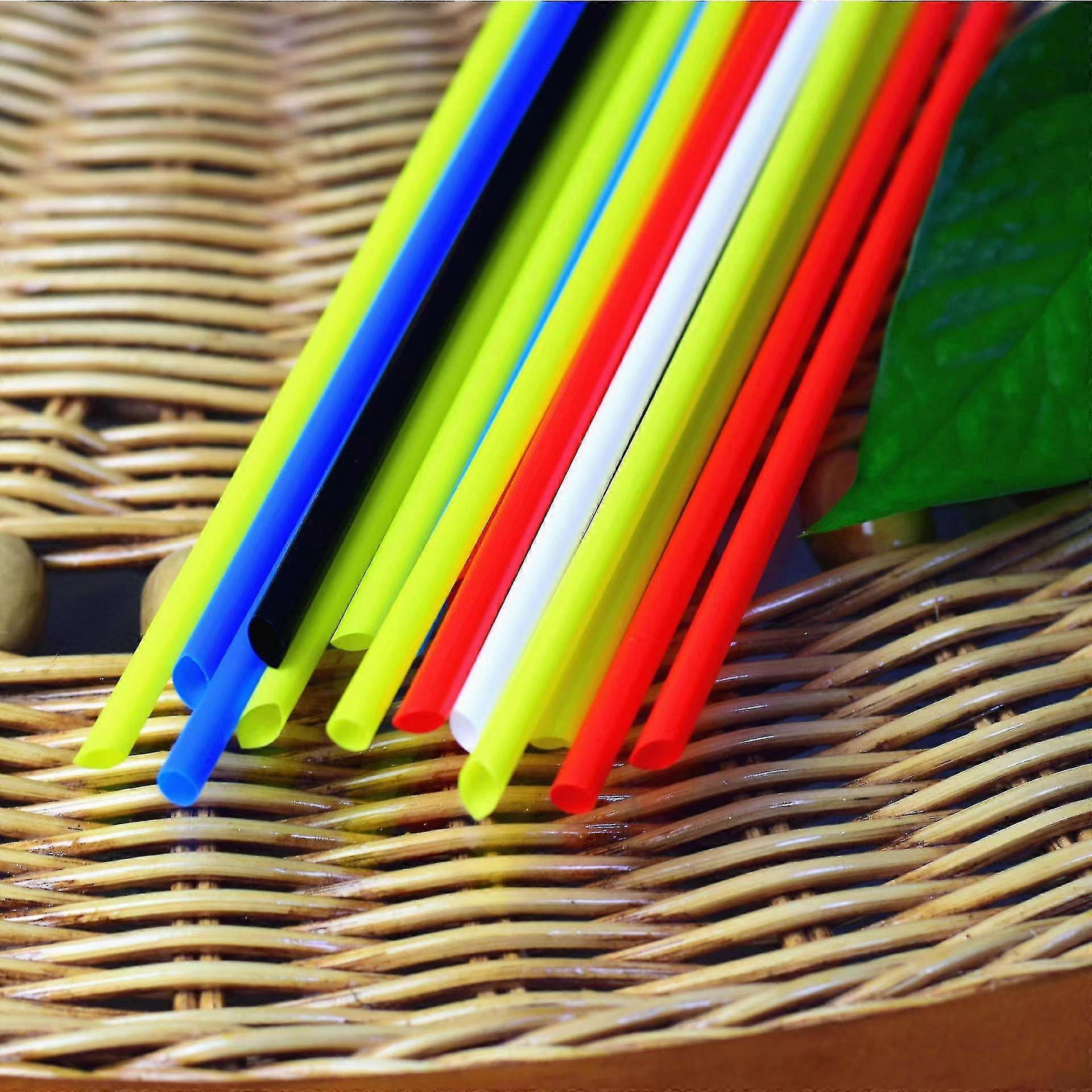 100 cannucce trasparenti in polipropilene confezionate singolarmente, per feste Multi-colore