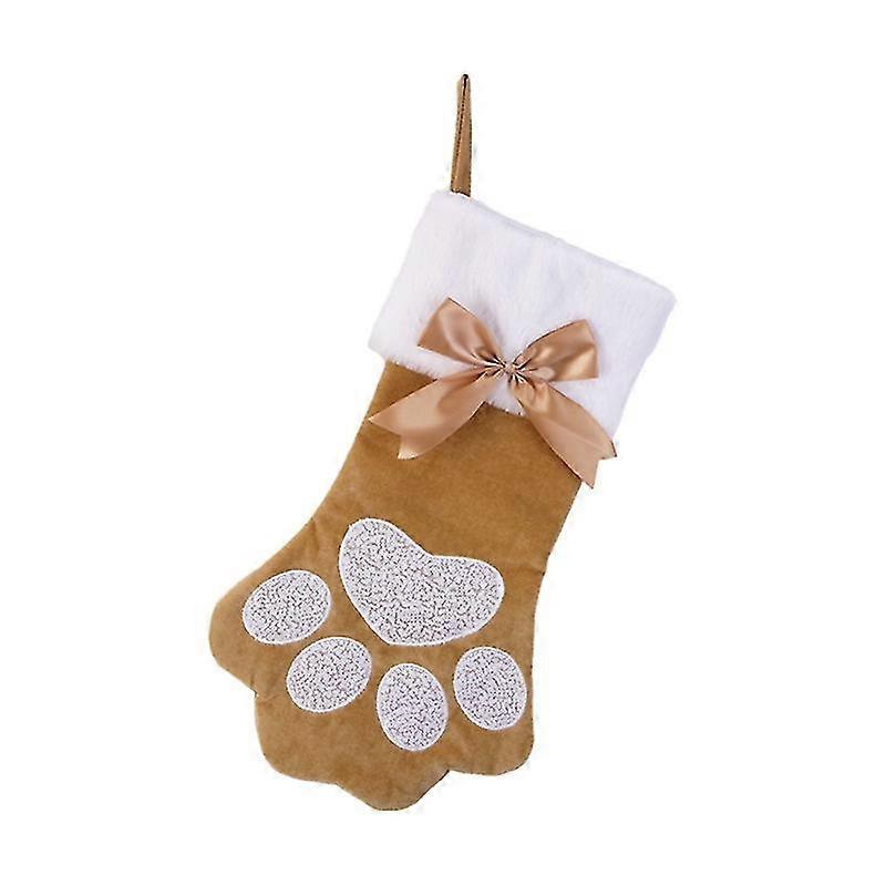 Christmas Stocking Creative Shape Vivid Color Super Soft Bow-knot Design Multipurpose Decorative Clo