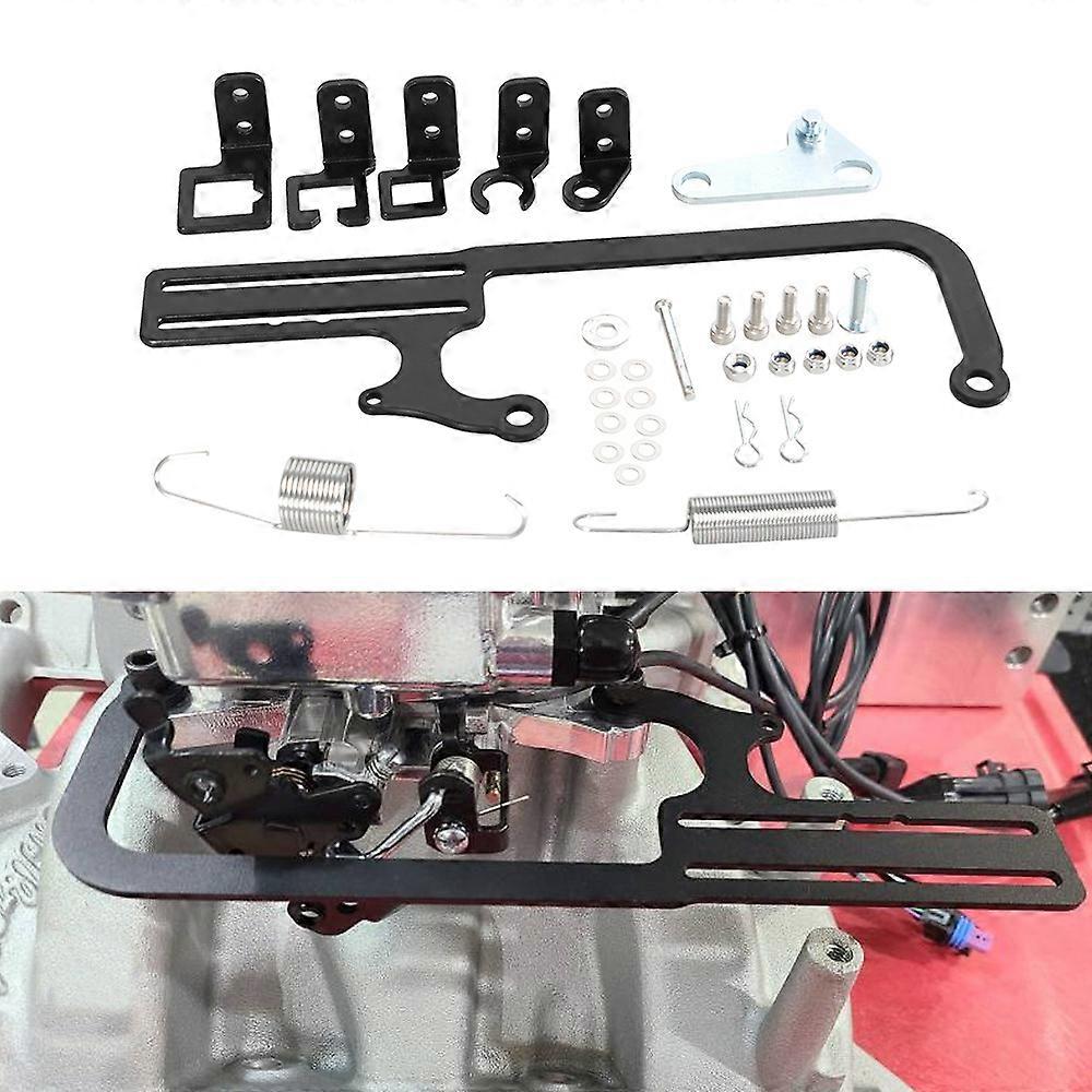 304147 EZ-EFI Cable Mount Kit Carburetor Throttle Cable Mount Bracket Replacement for GM700R4