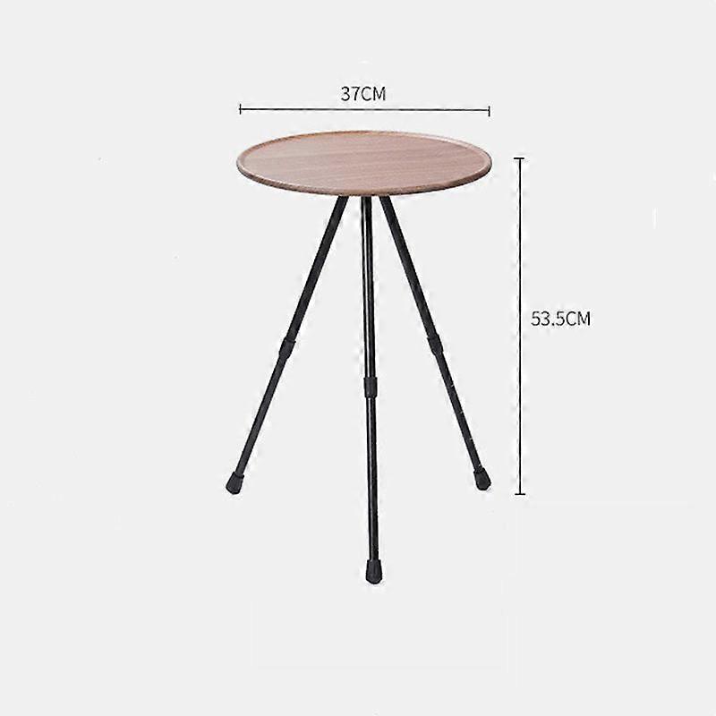 Retractable folding round campsite in aluminum alloy, outdoor dining table, picnic, portable