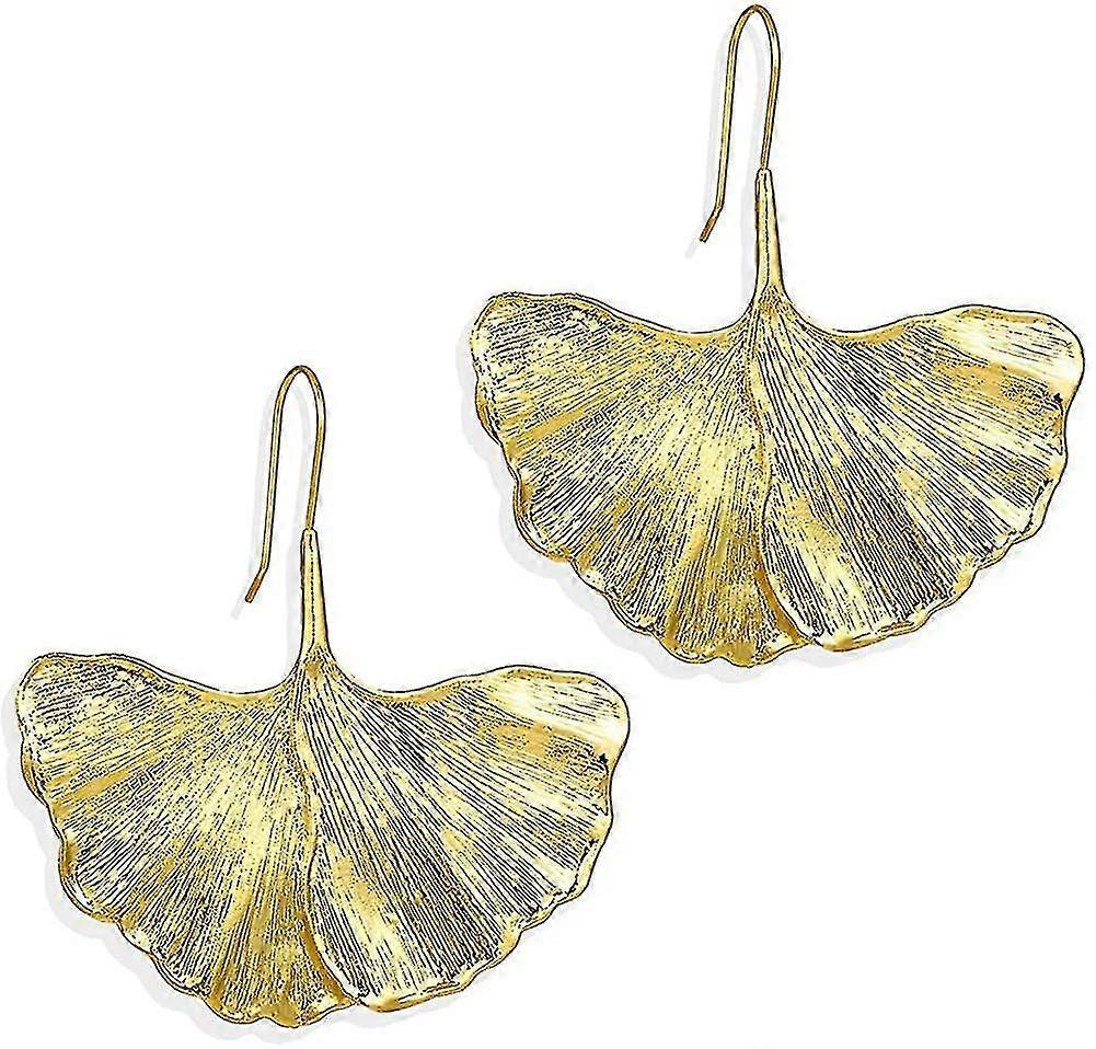 Mode Femmes Ginkgo Feuille Plante Dangle Drop Hook Boucles d'oreilles Party Bijoux Cadeau Boucles d'oreilles femme