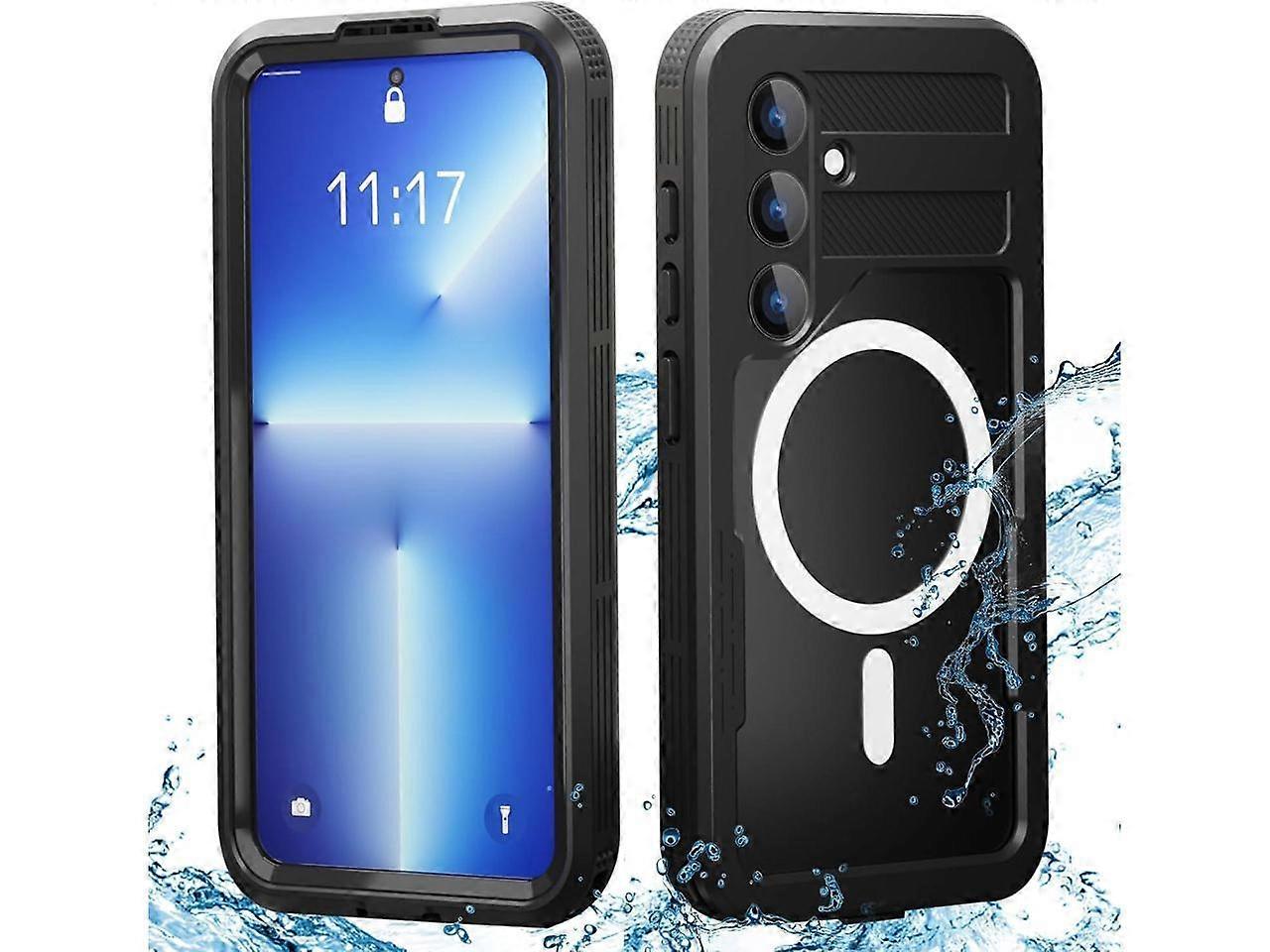 for Samsung Galaxy S24 Case [Waterproof] [Shockproof] [Military Dropproof][Dustproof] [Built-in Screen Protector] [Compatible with Magsafe] Heavy Duty