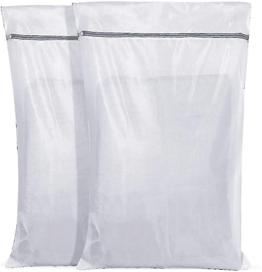 Laundry Bags. 2-pack Extra Large Laundry Net With Durable Zipper. Laundry Bag For Curtains Banmo