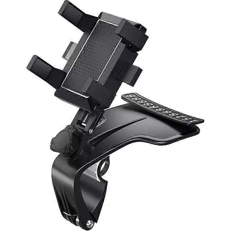 Support de tlphone de Voiture, rtroviseur Multifonction pour Tableau de Bord de Voiture avec Pince Ressort rglable 360 , adapt aux Smartphones de 3
