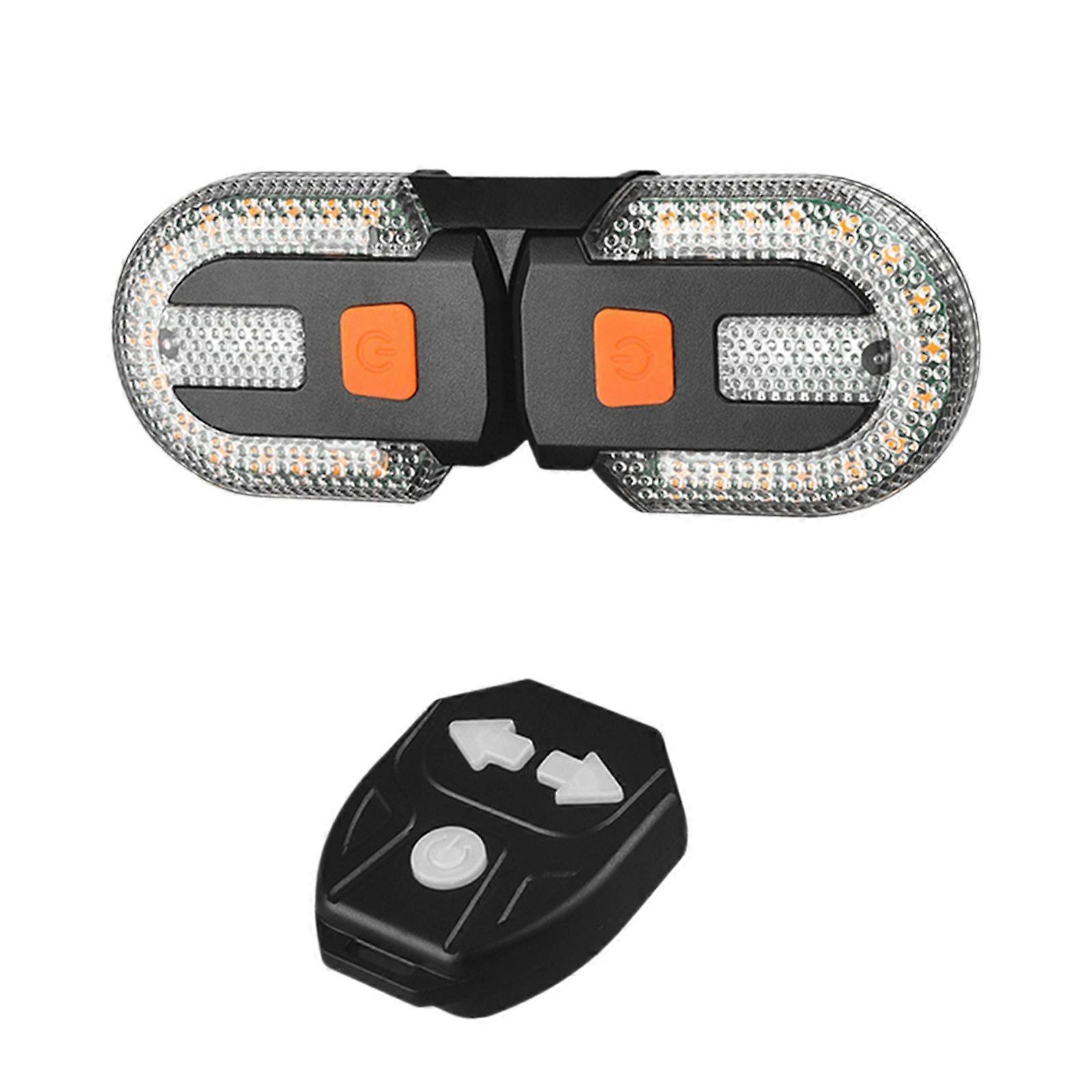 Wireless Remote Control Turn USB Rear Taillights For Bicycles