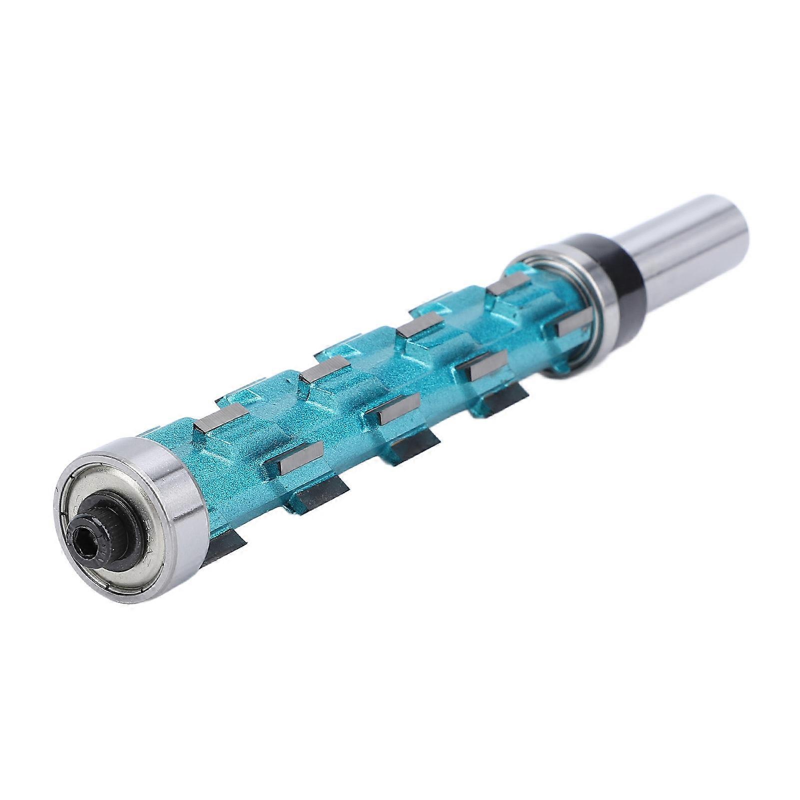 DTCY Flush Trim Spiral Router Bit Cemented Carbide 1/2in Shank 3/4in Cutting Diameter Double Bearing Router Bit for Woodworking Projects