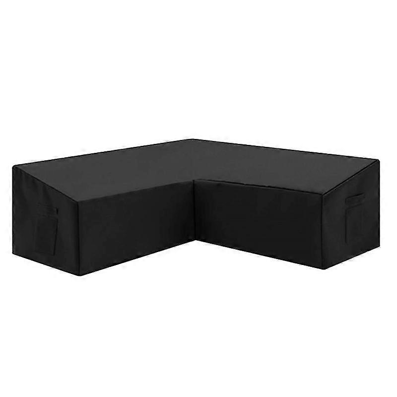 Utemöbler täcker L Shape Corner Utomhus soffa omslag Trädgård Rotting Hörnmöbler Täcker Vattentät soffa skydda set dammskydd