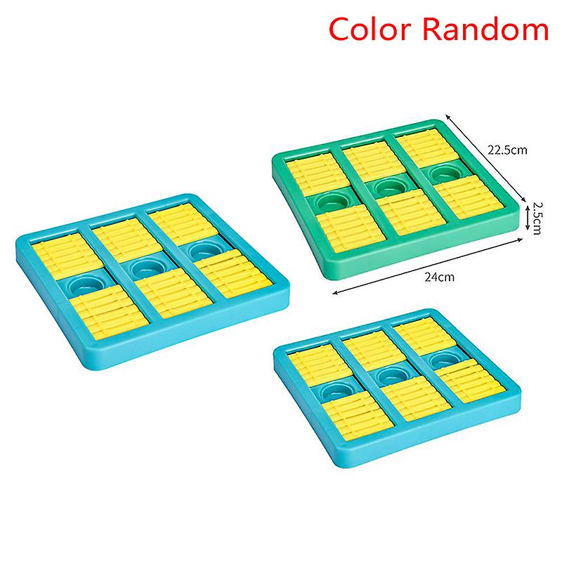 1pc Pet Food Plate Dog Iq Puzzle Interactive Toys Slow Dispensing Feeding Toys